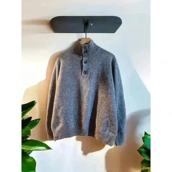 Joseph Turner Sweater Mens Large Sherland Wool Pullover Long Sleeve Warm - Picture 1 of 4